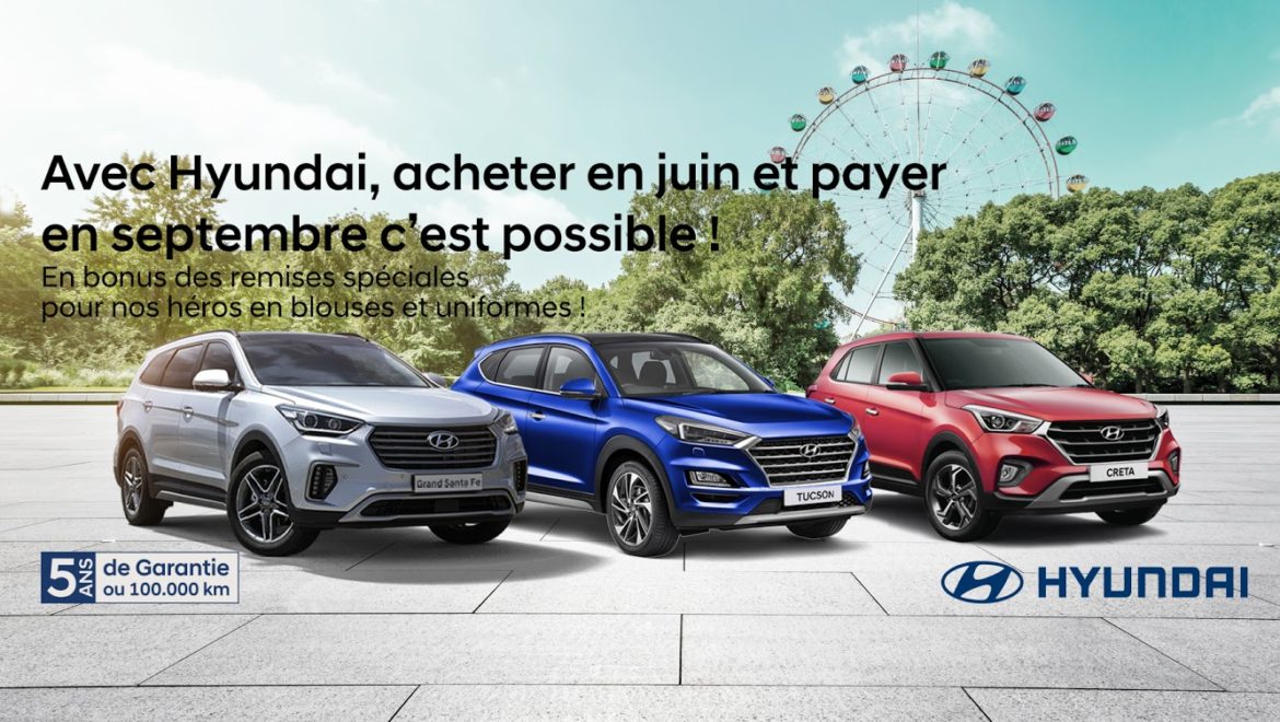 Super promos estivales chez Hyundai et plus encore pour les héros contre le covid-19